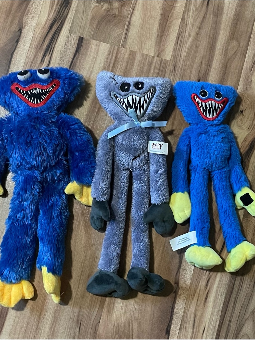 Poppy Playtime Plush Bundle of 3 - Includes RARE Limited Edition 2022 Grey Huggy